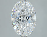 Lab-Grown 3.01 Carat Oval Shape Diamond color D Clarity VS1, precious stones, engagement diamonds