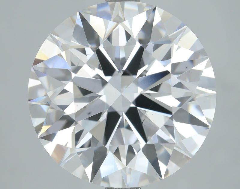 Lab-Grown 5.01 Carat Round Brilliant Diamond color E Clarity VS2, precious stones, engagement diamonds