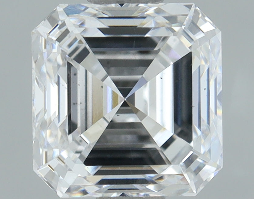 Lab-Grown 1.00 Carat Asscher Cut Diamond color D Clarity VS2, precious stones, engagement diamonds