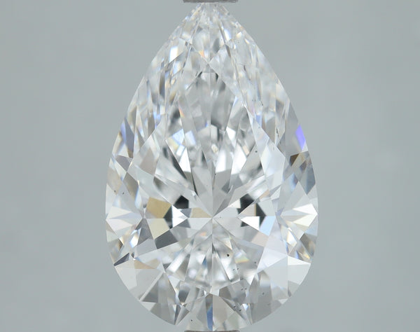 Lab-Grown 3.02 Carat Pear Shape Diamond color D Clarity VS2, precious stones, engagement diamonds