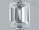 Lab-Grown 1.50 Carat Emerald Cut Diamond color D Clarity VS2, precious stones, engagement diamonds