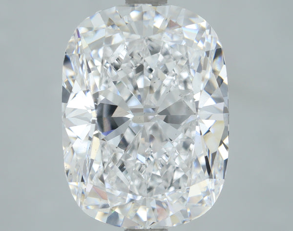 Lab-Grown 3.70 Carat Cushion Brilliant Diamond color D Clarity VS1, precious stones, engagement diamonds