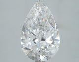 Lab-Grown 2.43 Carat Pear Shape Diamond color E Clarity VS1, precious stones, engagement diamonds