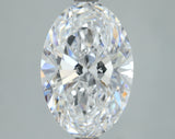 Lab-Grown 3.01 Carat Oval Shape Diamond color D Clarity VS1, precious stones, engagement diamonds