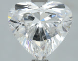 Lab-Grown 1.57 Carat Heart Shape Diamond color E Clarity VS1, precious stones, engagement diamonds