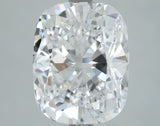 Lab-Grown 4.01 Carat Cushion Brilliant Diamond color D Clarity VS1, precious stones, engagement diamonds