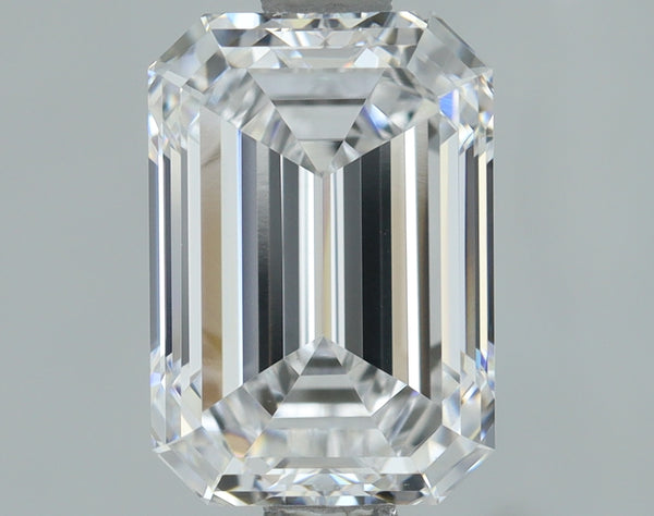 Lab-Grown 1.53 Carat Emerald Cut Diamond color D Clarity VVS2, precious stones, engagement diamonds