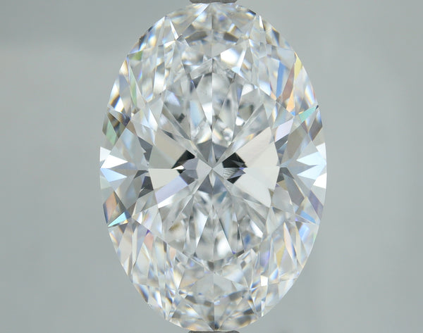 Lab-Grown 5.01 Carat Oval Shape Diamond color E Clarity VVS2, precious stones, engagement diamonds