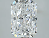 Lab-Grown 3.01 Carat Radiant Cut Diamond color E Clarity VVS2, precious stones, engagement diamonds