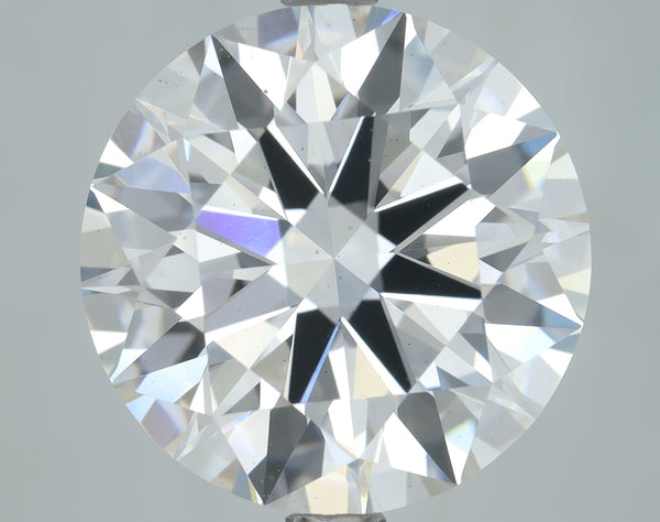 Lab-Grown 5.02 Carat Round Brilliant Diamond color F Clarity VS2, precious stones, engagement diamonds