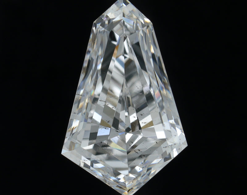 Lab-Grown 3.01 Carat Shield Shape Diamond color E Clarity SI1, precious stones, engagement diamonds