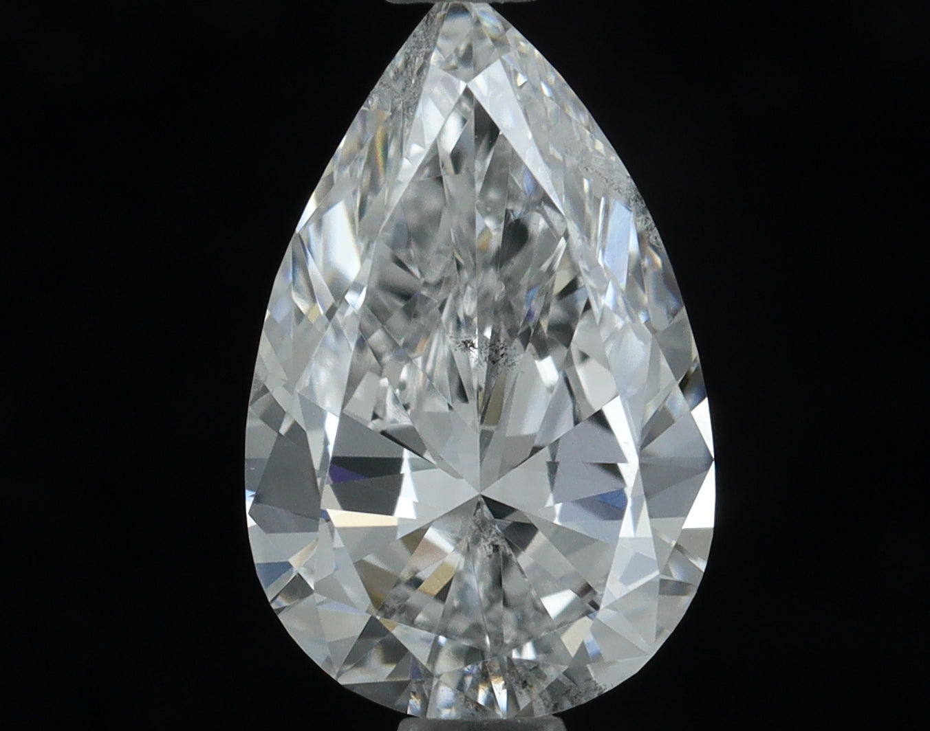 Lab-Grown 1.00 Carat Pear Shape Diamond color E Clarity SI1, precious stones, engagement diamonds
