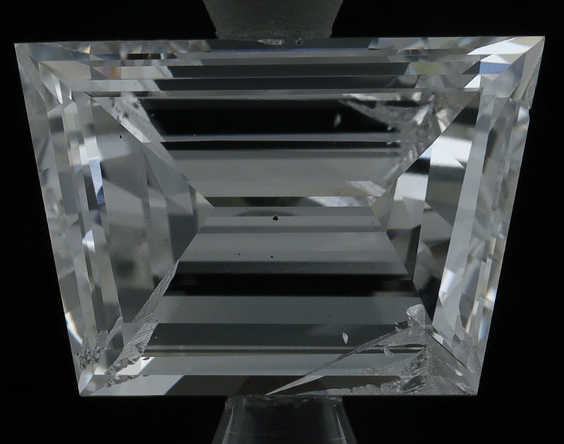 Lab-Grown 1.50 Carat Tappers Shape Diamond color F Clarity VS2, precious stones, engagement diamonds