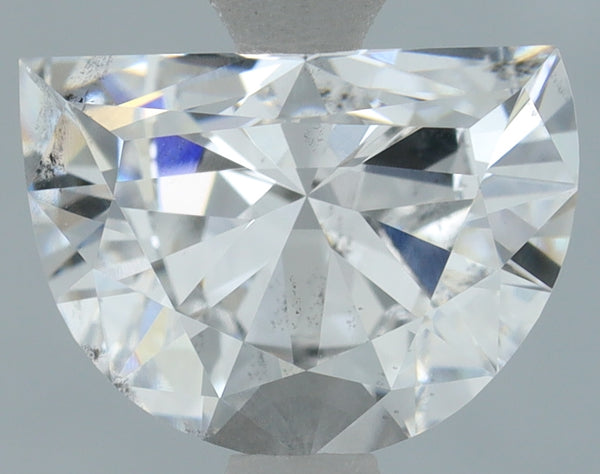 Lab-Grown 1.20 Carat Half Moon Shape Diamond color E Clarity SI1, precious stones, engagement diamonds
