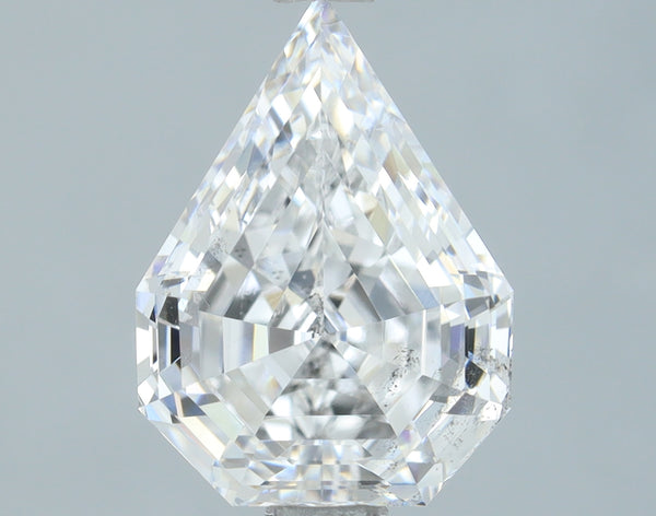 Lab-Grown 1.50 Carat Shield Step Cut Diamond color E Clarity SI1, precious stones, engagement diamonds