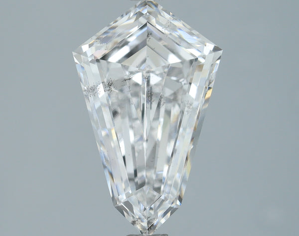 Lab-Grown 2.01 Carat Shield Shape Diamond color F Clarity SI1, precious stones, engagement diamonds