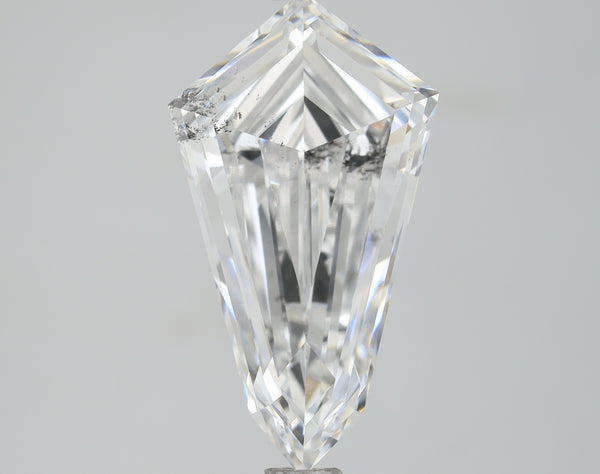Lab-Grown 2.01 Carat Shield Shape Diamond color E Clarity SI1, precious stones, engagement diamonds