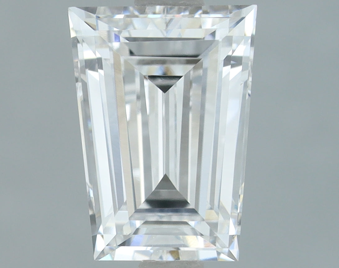 Lab-Grown 1.05 Carat Tappers Shape Diamond color D Clarity VVS2, precious stones, engagement diamonds