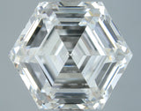 Lab-Grown 4.10 Carat Hexagonal Shape Diamond color E Clarity VS2, precious stones, engagement diamonds