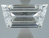 Lab-Grown 2.50 Carat Long Tappers Shape Diamond color E Clarity VS2, precious stones, engagement diamonds