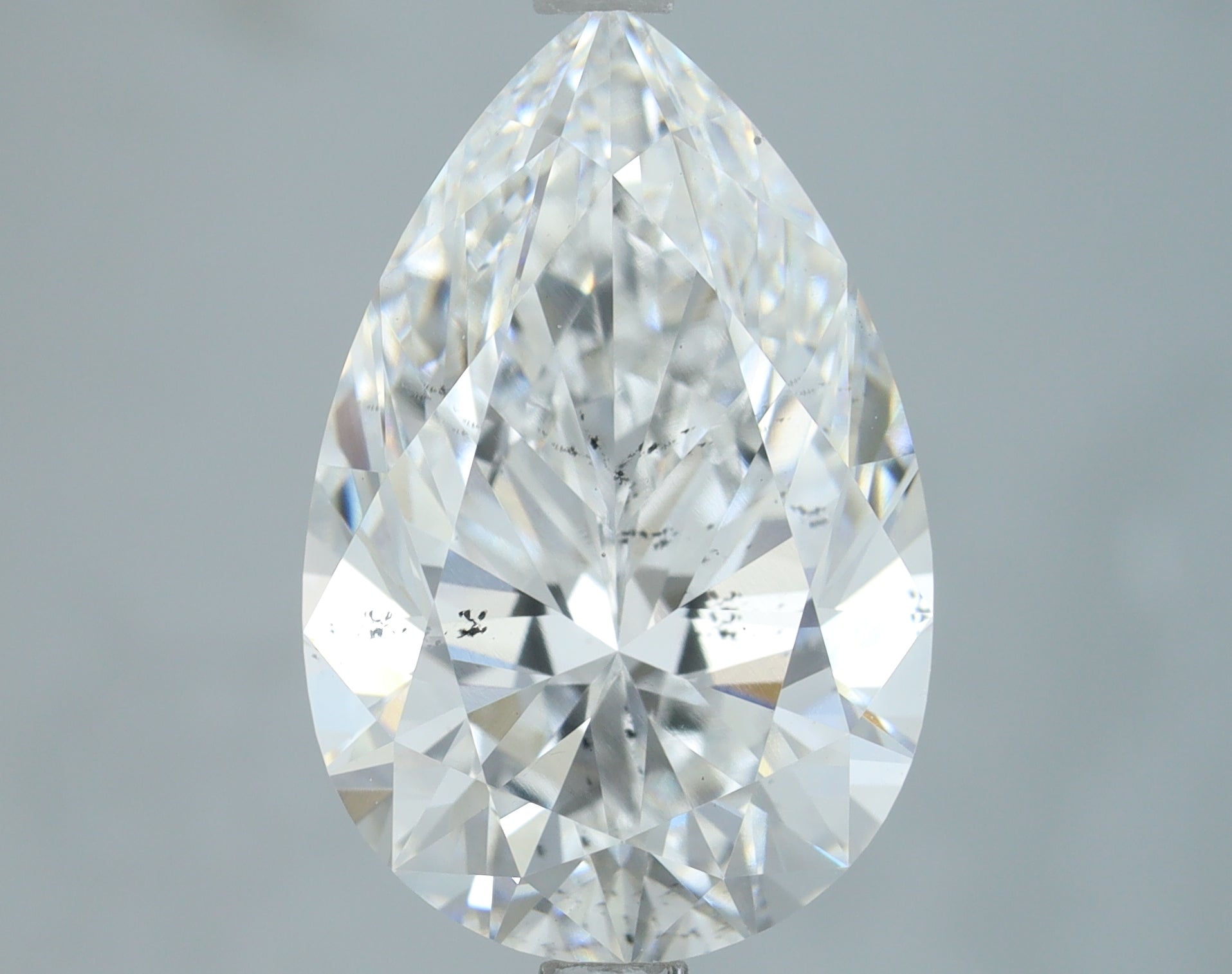 Lab-Grown 4.02 Carat Pear Shape Diamond color F Clarity SI1, precious stones, engagement diamonds