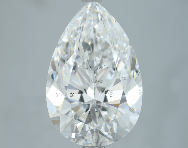 Lab-Grown 4.02 Carat Pear Shape Diamond color F Clarity SI1, precious stones, engagement diamonds