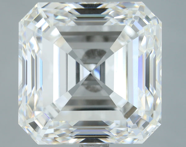 Lab-Grown 7.03 Carat Asscher Cut Diamond color E Clarity VVS2, precious stones, engagement diamonds