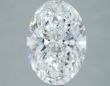 Lab-Grown 4.01 Carat Oval Shape Diamond color E Clarity VS2, precious stones, engagement diamonds