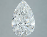 Lab-Grown 4.01 Carat Pear Shape Diamond color E Clarity VS2, precious stones, engagement diamonds