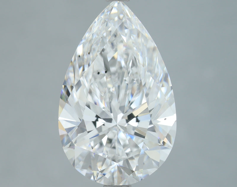 Lab-Grown 4.01 Carat Pear Shape Diamond color E Clarity VS2, precious stones, engagement diamonds