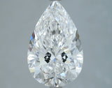 Lab-Grown 4.01 Carat Pear Shape Diamond color D Clarity VS2, precious stones, engagement diamonds