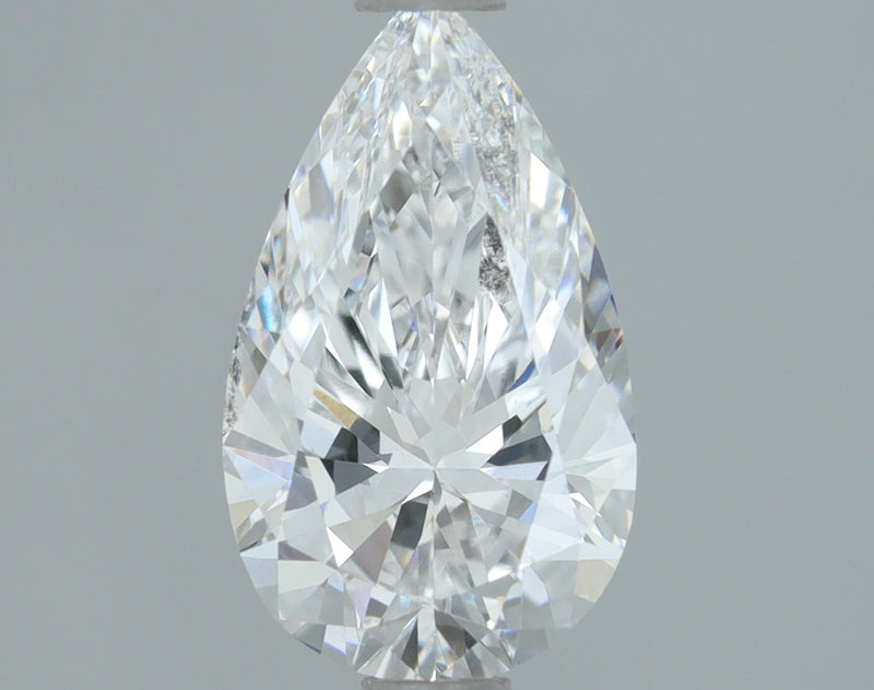 Lab-Grown 1.01 Carat Pear Shape Diamond color D Clarity VS2, precious stones, engagement diamonds