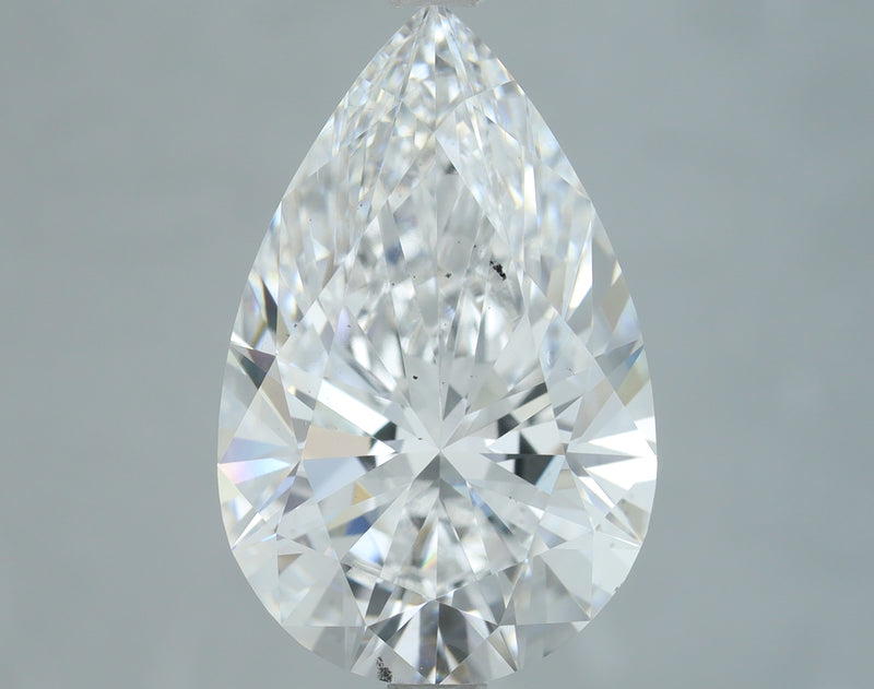 Lab-Grown 4.01 Carat Pear Shape Diamond color E Clarity VS2, precious stones, engagement diamonds