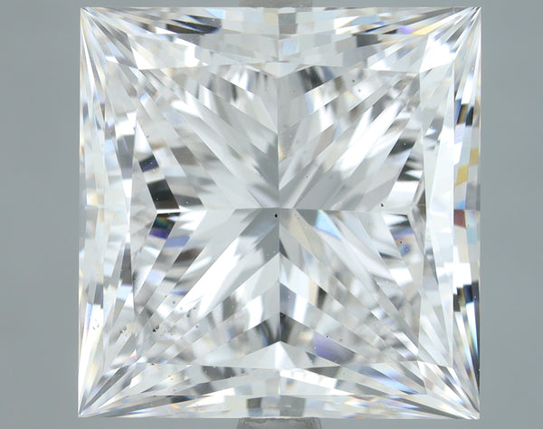 Lab-Grown 6.51 Carat Princess Cut Diamond color F Clarity VS2, precious stones, engagement diamonds