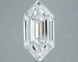 Lab-Grown 3.08 Carat Long Hexagonal Shape Diamond color E Clarity VS2, precious stones, engagement diamonds