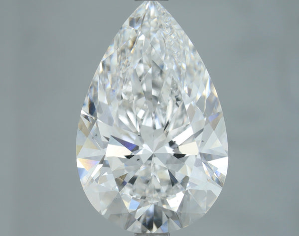 Lab-Grown 4.00 Carat Pear Shape Diamond color E Clarity VS2, precious stones, engagement diamonds