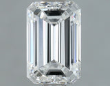 Lab-Grown 1.03 Carat Emerald Cut Diamond color D Clarity VS1, precious stones, engagement diamonds