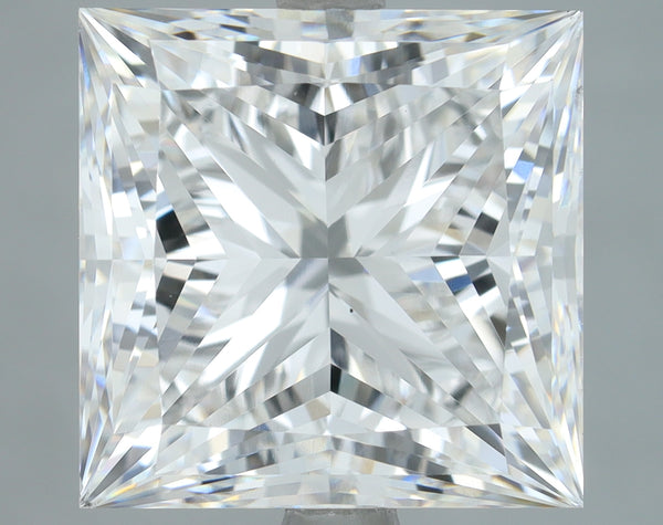 Lab-Grown 5.03 Carat Princess Cut Diamond color E Clarity VS1, precious stones, engagement diamonds