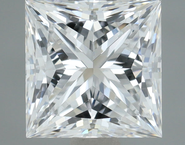 Lab-Grown 1.00 Carat Princess Cut Diamond color E Clarity VVS2, precious stones, engagement diamonds