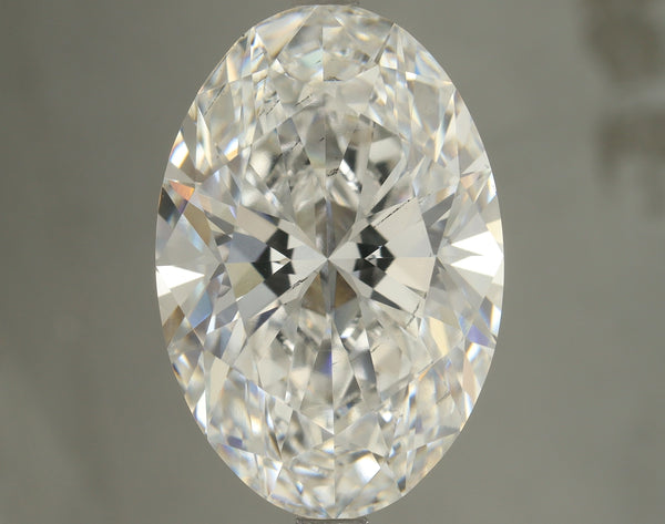 Lab-Grown 6.02 Carat Oval Shape Diamond color D Clarity SI1, precious stones, engagement diamonds