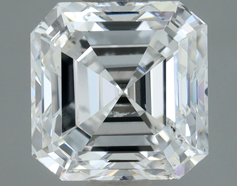 Lab-Grown 1.01 Carat Asscher Cut Diamond color E Clarity SI1, precious stones, engagement diamonds