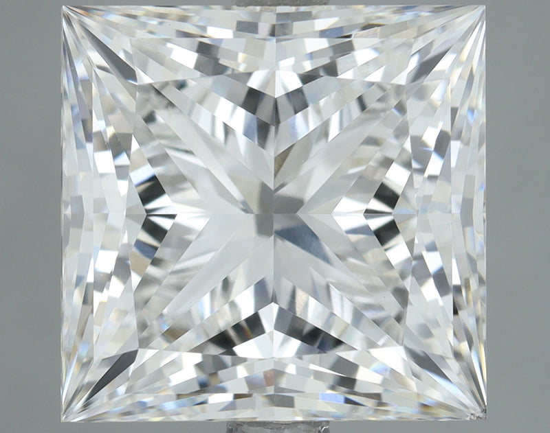 Lab-Grown 4.01 Carat Princess Cut Diamond color F Clarity VS1, precious stones, engagement diamonds