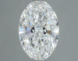 Lab-Grown 2.00 Carat Oval Shape Diamond color D Clarity SI1, precious stones, engagement diamonds