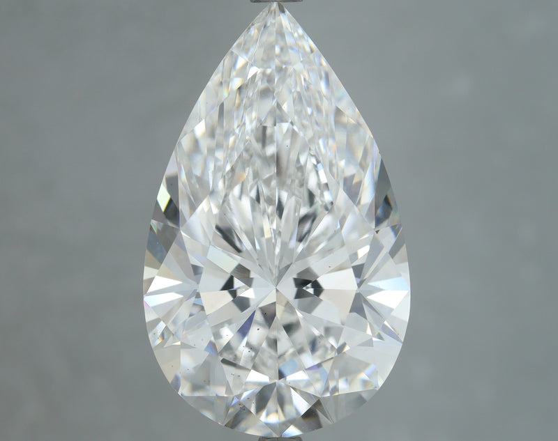 Lab-Grown 8.25 Carat Pear Shape Diamond color F Clarity VS2, precious stones, engagement diamonds