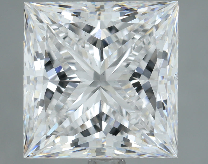 Lab-Grown 4.01 Carat Princess Cut Diamond color D Clarity VS2, precious stones, engagement diamonds