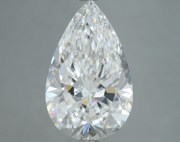 Lab-Grown 5.01 Carat Pear Shape Diamond color D Clarity VS2, precious stones, engagement diamonds