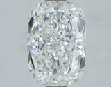 Lab-Grown 1.56 Carat Cushion Brilliant Diamond color E Clarity VVS2, precious stones, engagement diamonds