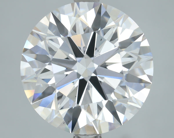 Lab-Grown 3.75 Carat Round Brilliant Diamond color D Clarity VS2, precious stones, engagement diamonds