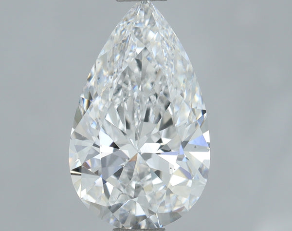 Lab-Grown 1.02 Carat Pear Shape Diamond color D Clarity VS2, precious stones, engagement diamonds