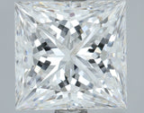 Lab-Grown 2.01 Carat Princess Cut Diamond color D Clarity VS1, precious stones, engagement diamonds